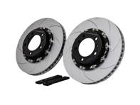 Upgrade auf schwimmend gelagerte Bremsscheiben vorn. Porsche 718 Boxster / Cayman S / GTS 2,5 l - 9P1615301A, 9P1615302A - 9M71825GTS