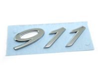 911 - Chrome rear lid badge. Porsche 991 - 99155923101 911 - Chrome rear lid badge. Porsche 991 - 99155923101